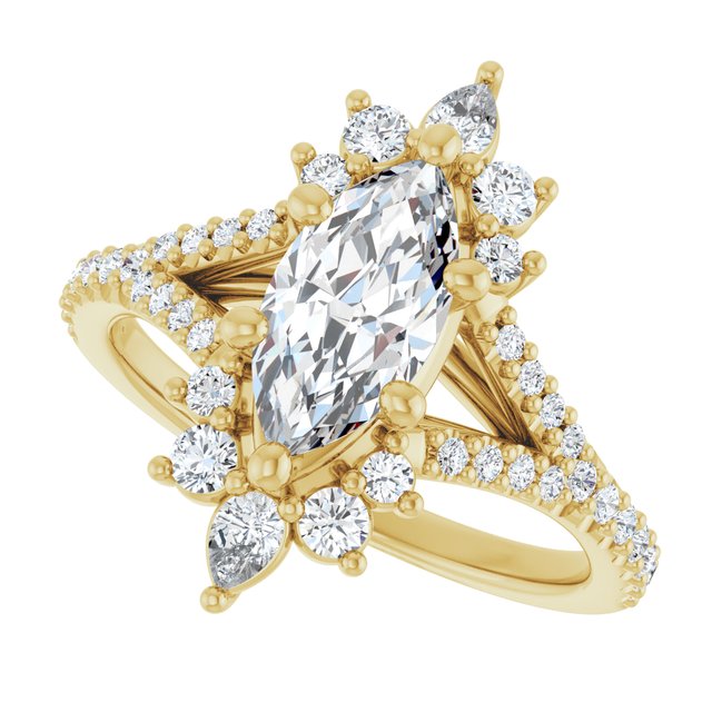 Accented Engagement Ring
