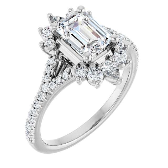 Accented Engagement Ring