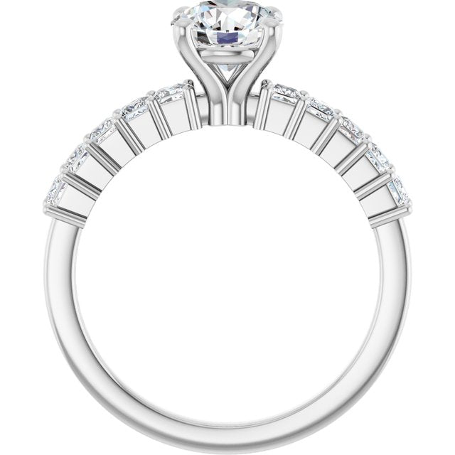 Accented Engagement Ring