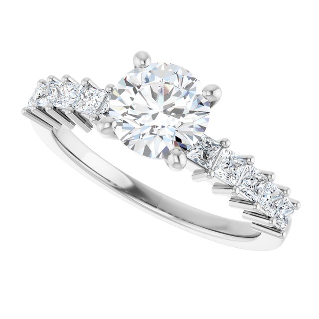 Accented Engagement Ring