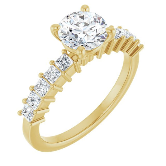 Accented Engagement Ring