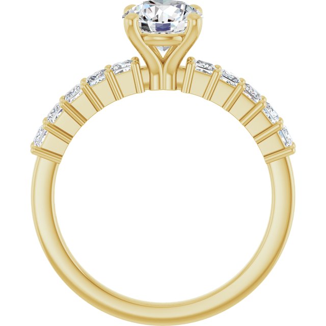 Accented Engagement Ring