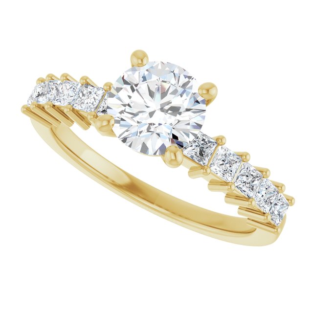 Accented Engagement Ring