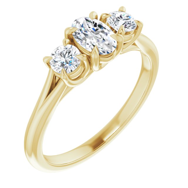 Three-Stone Engagement Ring