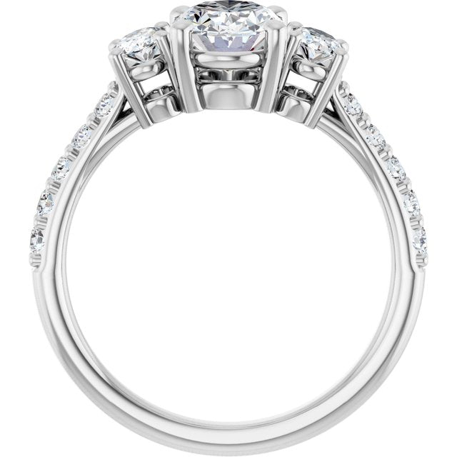 Three-Stone Engagement Ring
