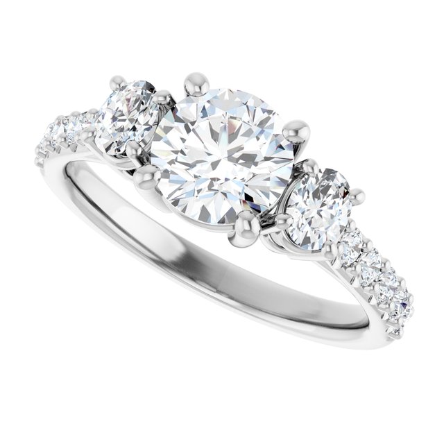 Three-Stone Engagement Ring