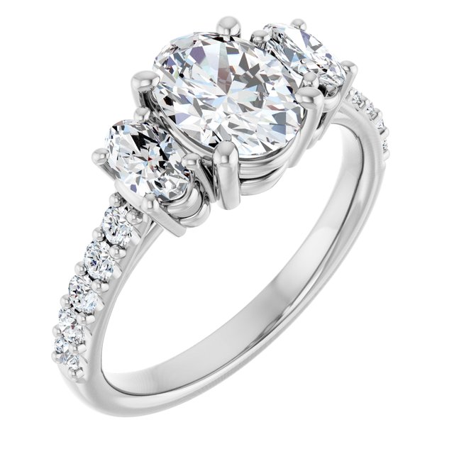 Three-Stone Engagement Ring