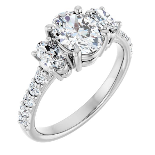 Three-Stone Engagement Ring