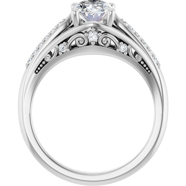 Accented Engagement Ring