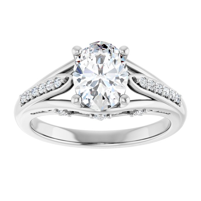 Accented Engagement Ring