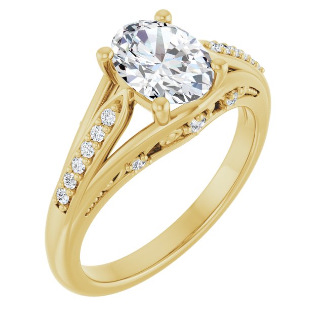 Accented Engagement Ring