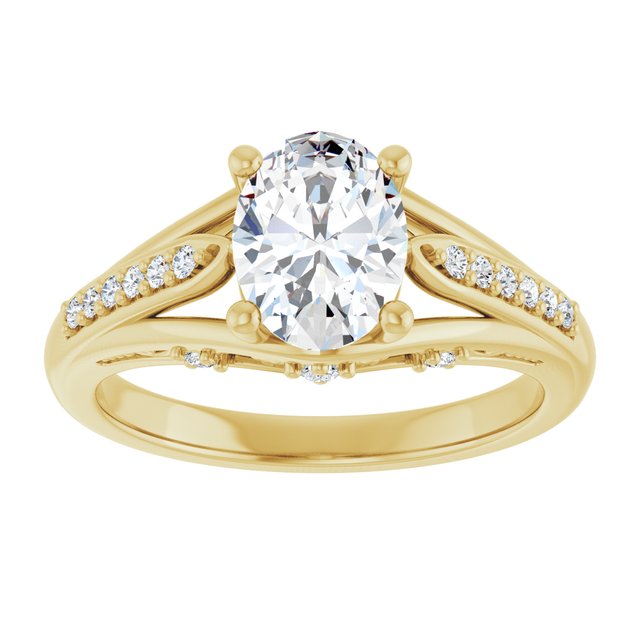 Accented Engagement Ring