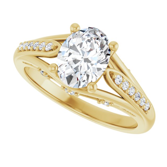 Accented Engagement Ring