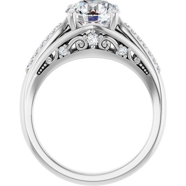 Accented Engagement Ring