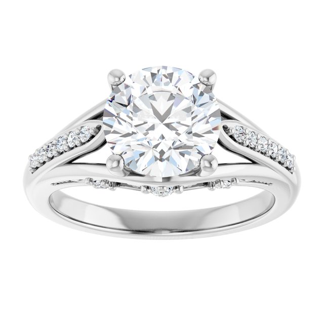 Accented Engagement Ring
