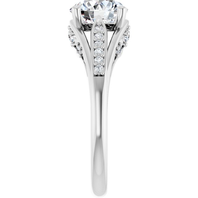 Accented Engagement Ring