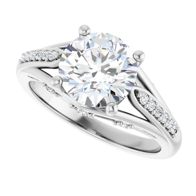 Accented Engagement Ring