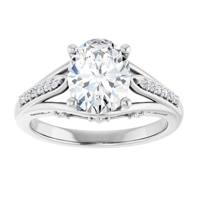 Accented Engagement Ring