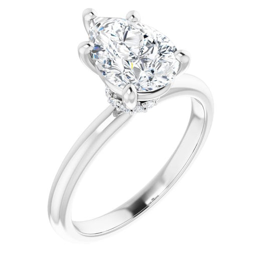 Accented Engagement Ring