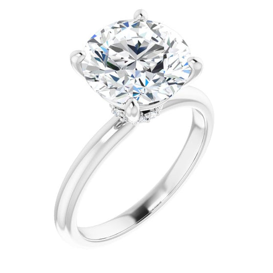 Accented Engagement Ring