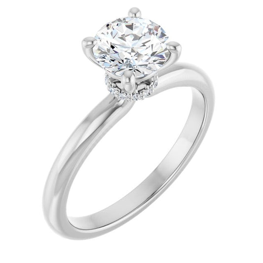 Accented Engagement Ring