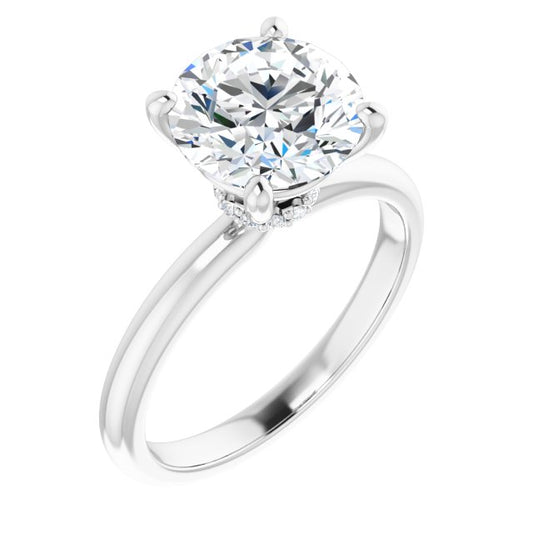 Accented Engagement Ring
