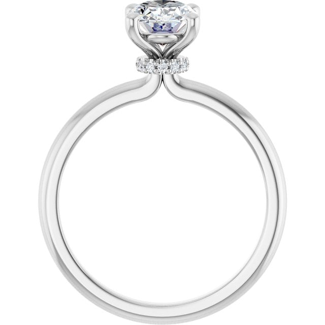 Accented Engagement Ring