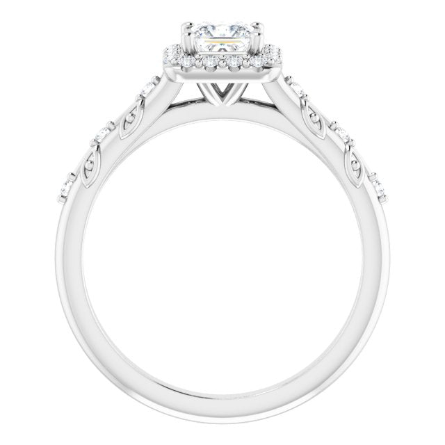 Halo-Style Engagement Ring