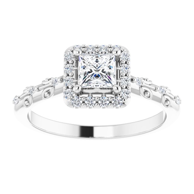 Halo-Style Engagement Ring