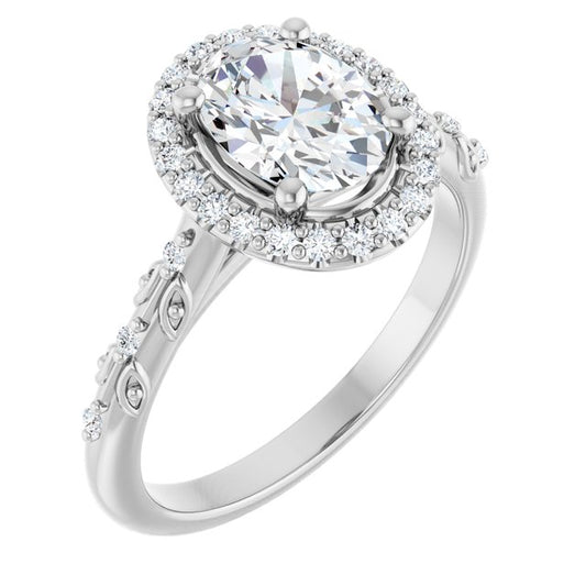 Halo-Style Engagement Ring