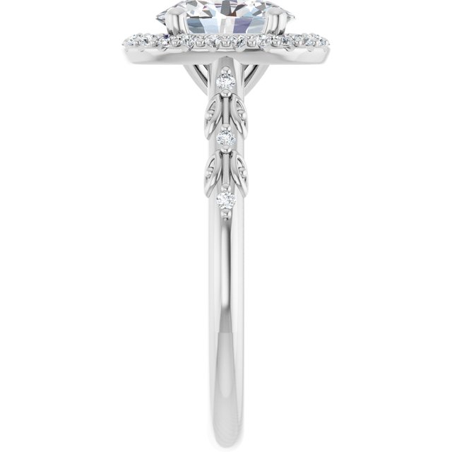Halo-Style Engagement Ring