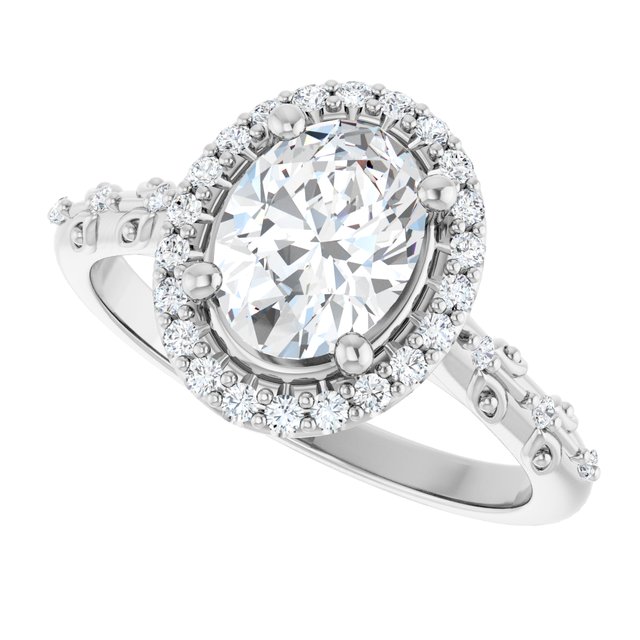 Halo-Style Engagement Ring