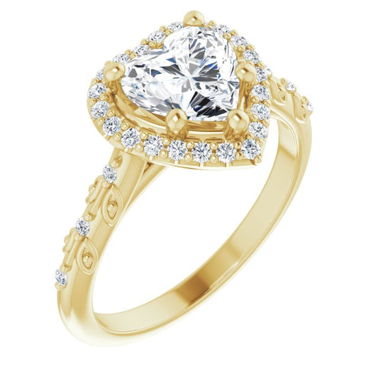 Halo-Style Engagement Ring