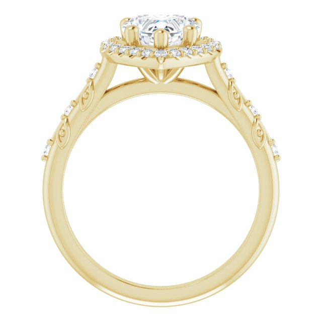 Halo-Style Engagement Ring