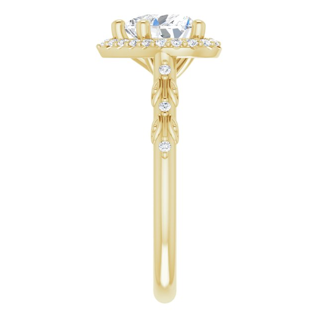 Halo-Style Engagement Ring