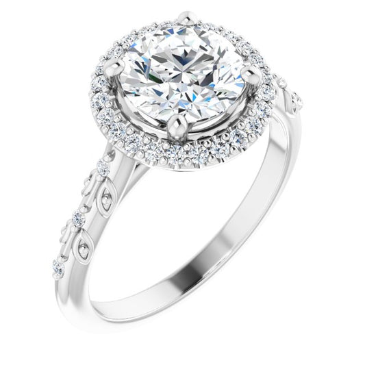 Halo-Style Engagement Ring