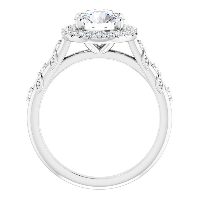 Halo-Style Engagement Ring