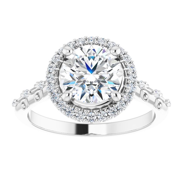 Halo-Style Engagement Ring