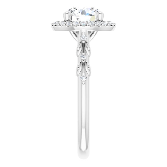 Halo-Style Engagement Ring