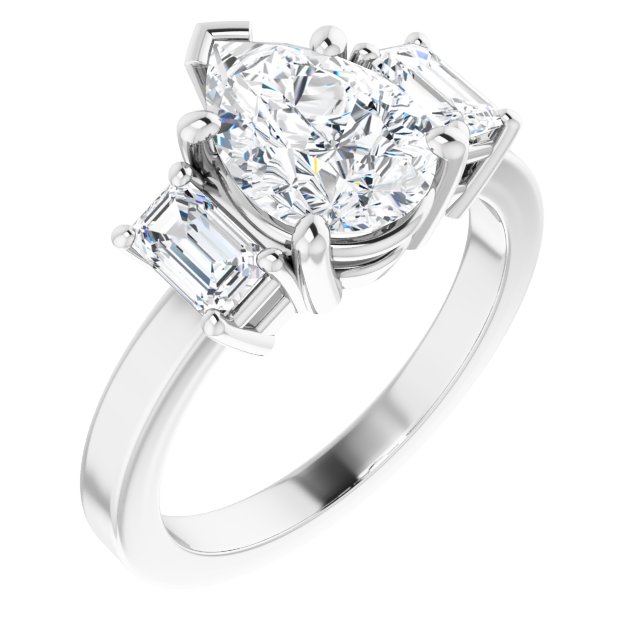 Three-Stone Engagement Ring