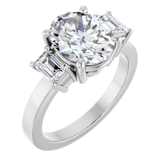 Three-Stone Engagement Ring