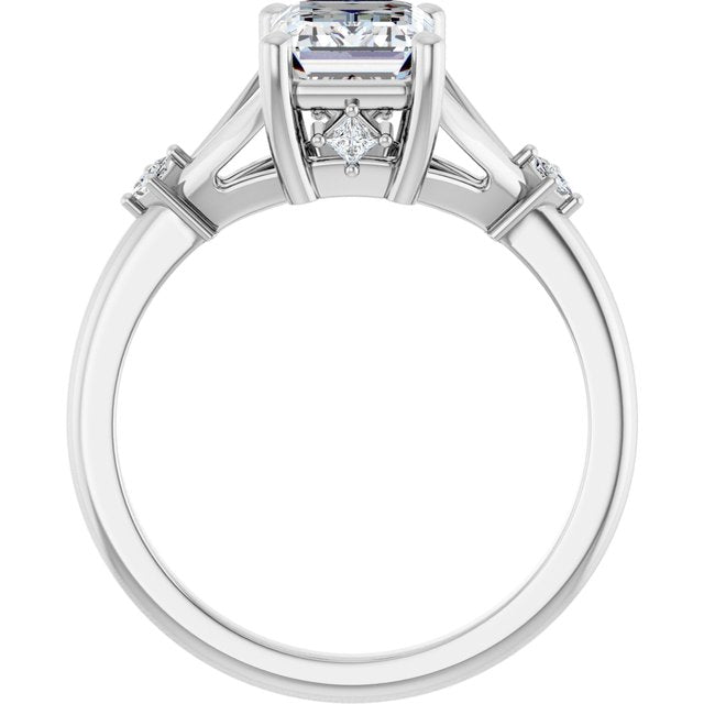 Accented Engagement Ring