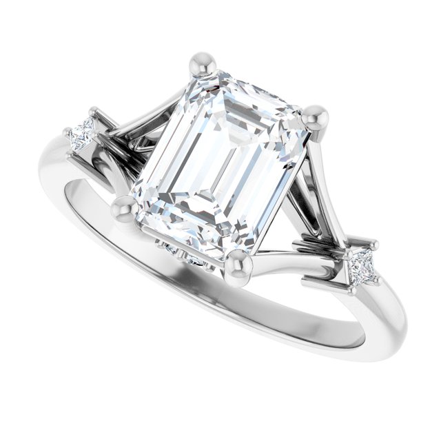 Accented Engagement Ring