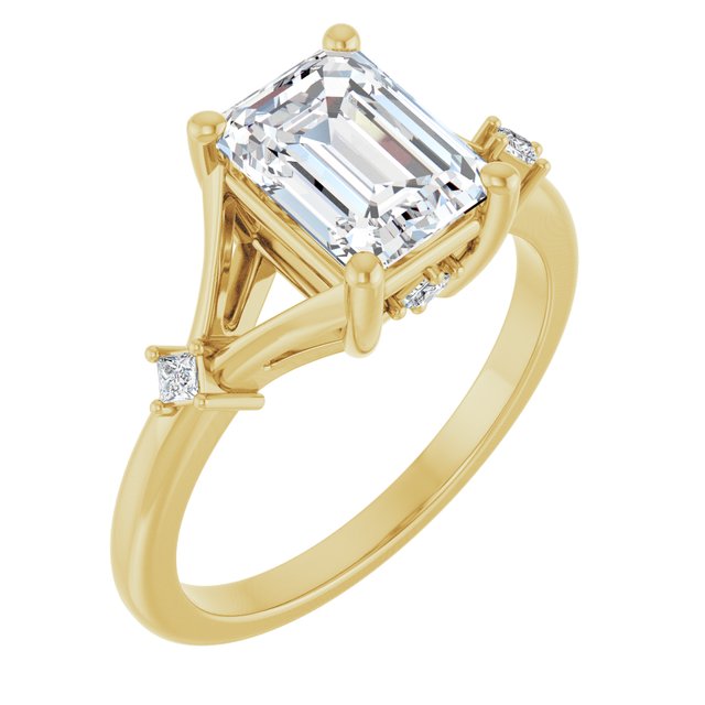 Accented Engagement Ring