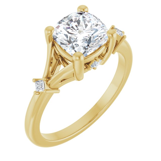 Accented Engagement Ring