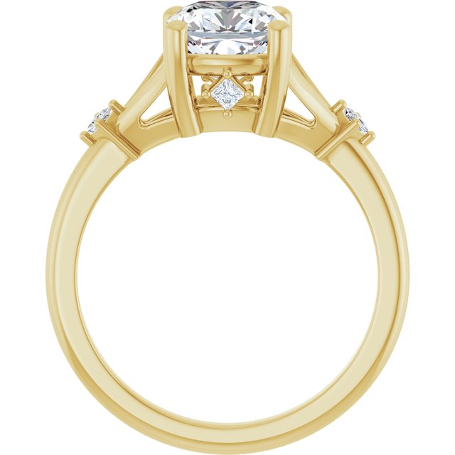 Accented Engagement Ring