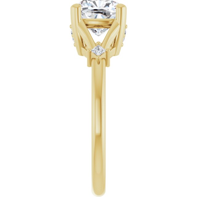 Accented Engagement Ring