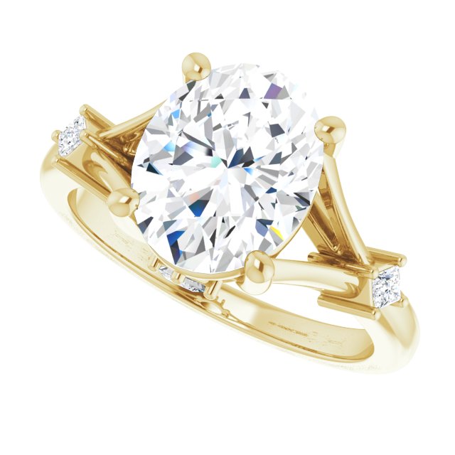 Accented Engagement Ring
