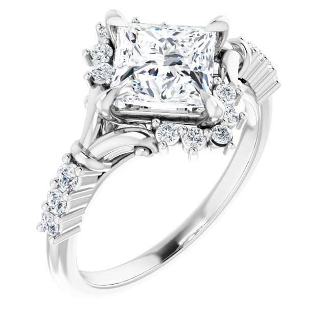Accented Engagement Ring