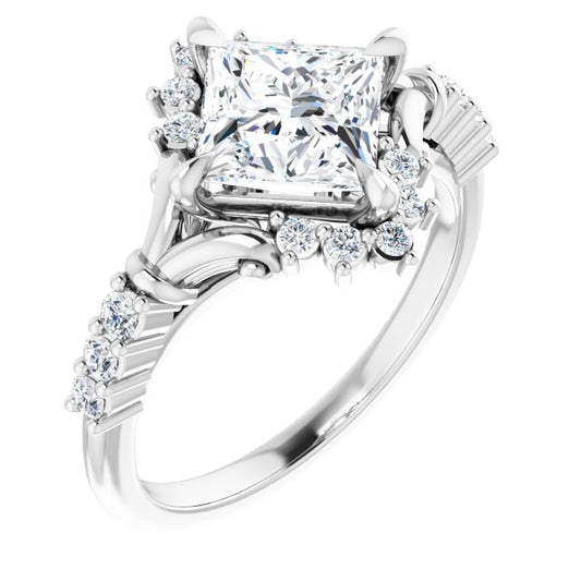 Accented Engagement Ring